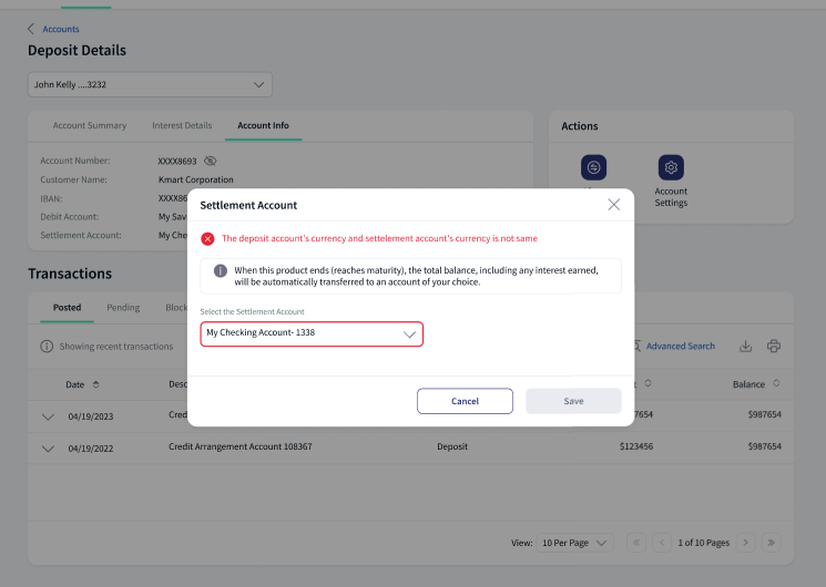 API connection Error